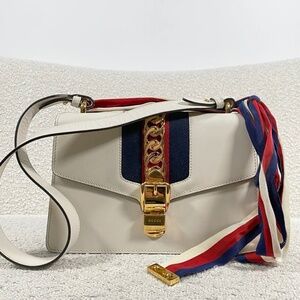 Authentic Pre-Owned Gucci Sylvie Shoulder Bag White